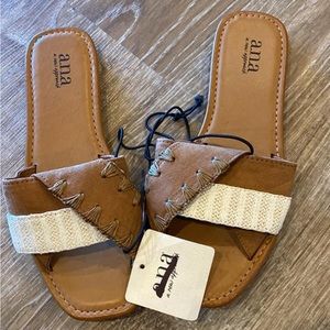 Super cute slip on sandals